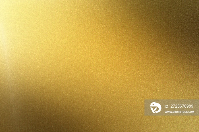 Polished golden metal plate, abstract texture background