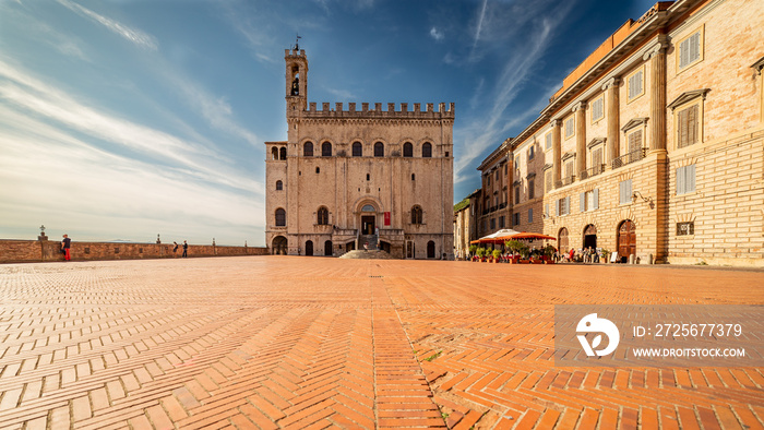 Palazzo dei Consoli e Piazza della Signoria a Gubbio