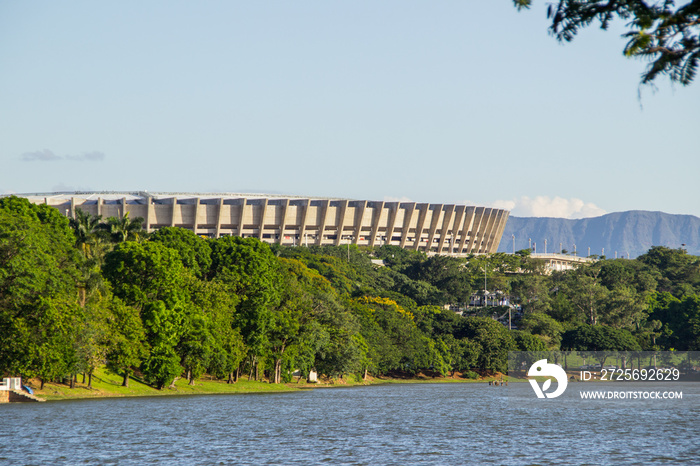 米纳斯吉拉斯的潘普尔哈泻湖（lagoa da pampulha）