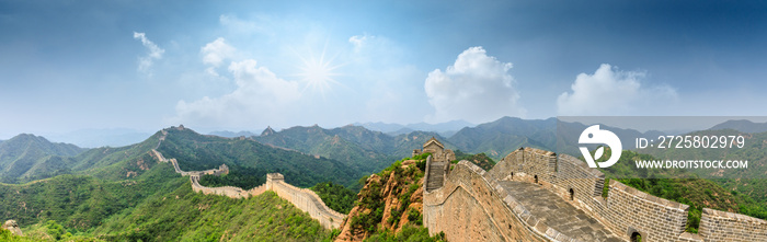 金山岭中国长城，全景