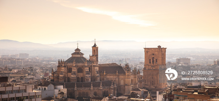 city landscape- Granada,  Andalusia in Spain