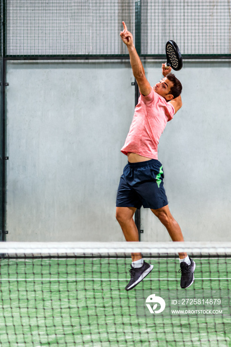 Man playing padel