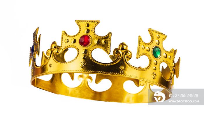 Crown of king isolated on a white background