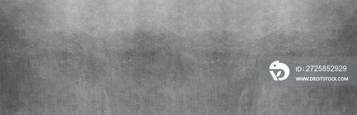 Panorama Surface of Smooth gray cement wall texture background for design in your work concept backd