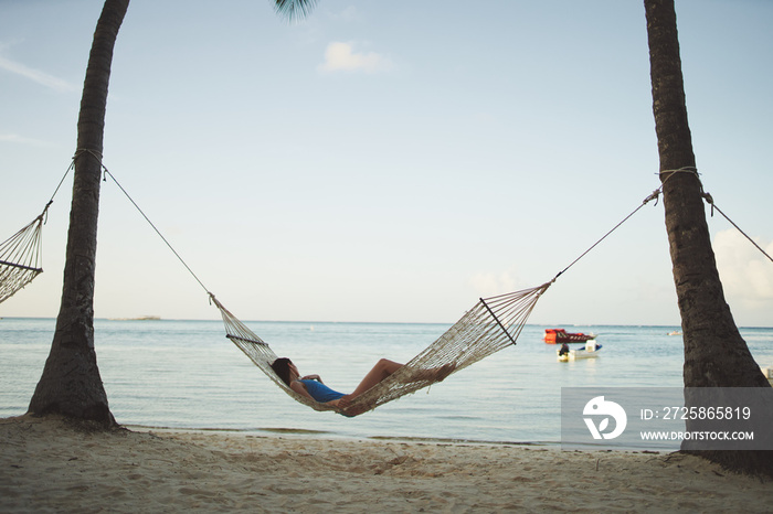 swing on beach