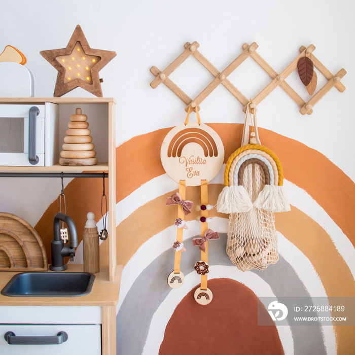 childrens room interior, Scandinavian style