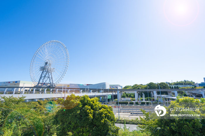 吹田都市風景　万博記念公園周辺