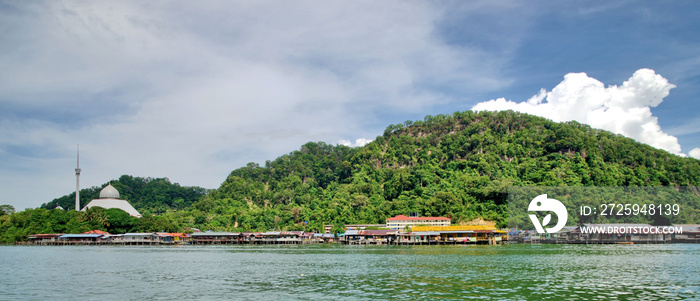 A mosque in the Sandakan, Malaysia, Borneo