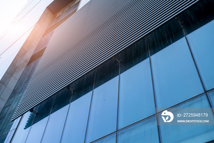 Financial District Office Building Facades and Glass Curtain Walls