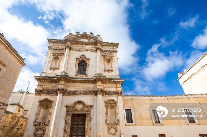 Chiesa di sant’anna a mesagne, puglia, italia