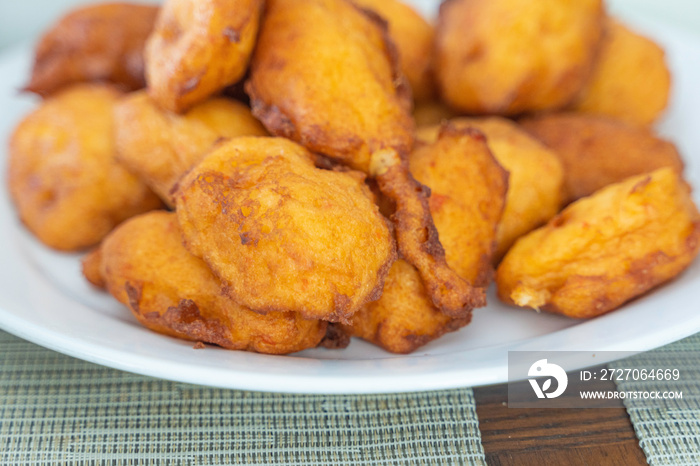 Pile of Tasty deep fried Nigerian Akara ready to eat