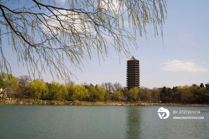 北京大学,未名湖,