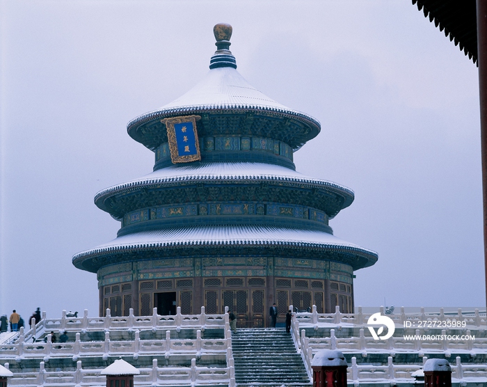 天坛祈年殿雪景