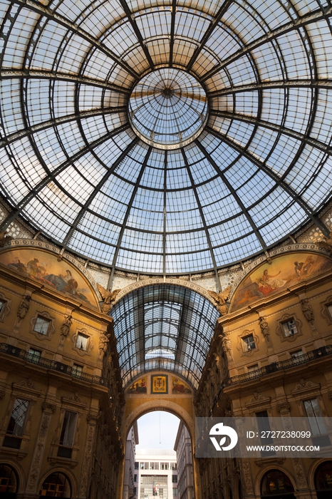 意大利米兰维多利亚二世拱廊(Galleria Vittorio Emanuele II)