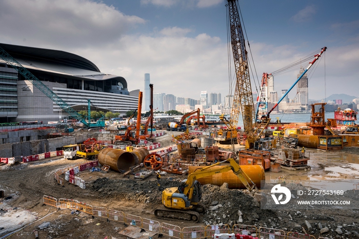 香港建筑工地