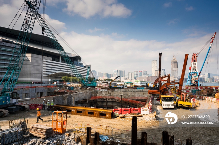 香港建筑工地