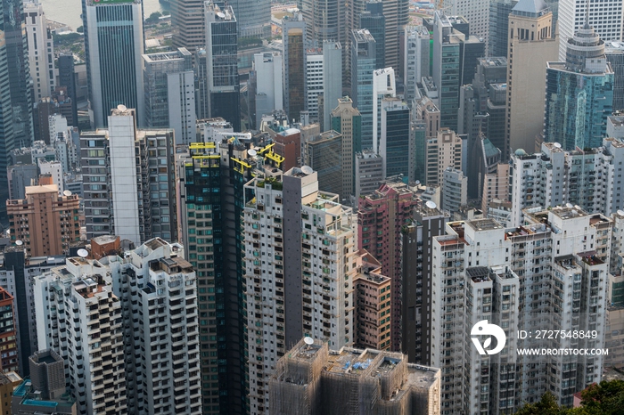 高视角看香港城市景观