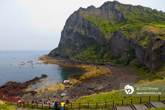 韩国济州岛成山日出峰