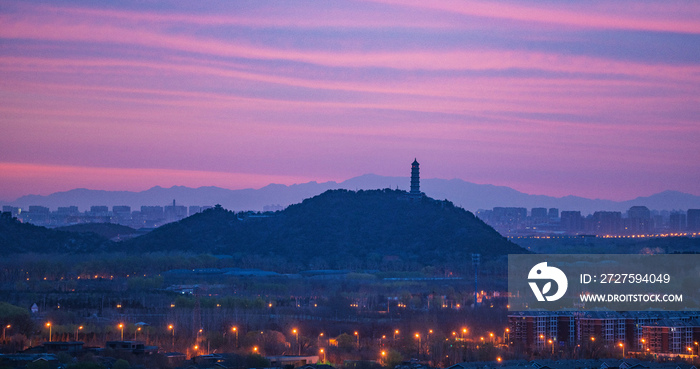 北京城市夜景