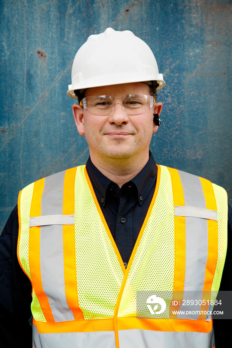 Portrait of industrial worker