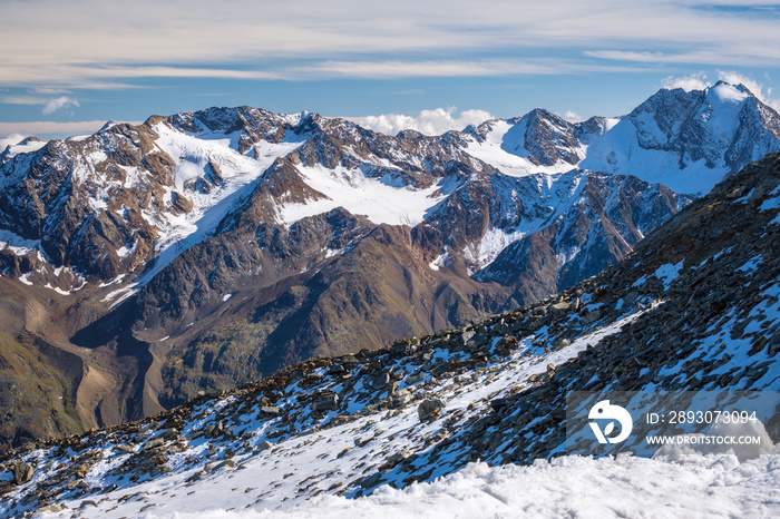 After taking the Ötztaler Gletscherstraße from Sölden up to Rettenbach Glacier you can ride the Schw