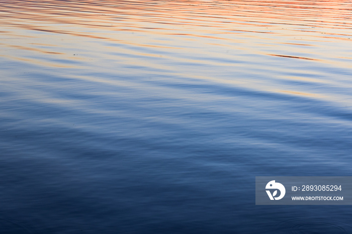 Ripples on the river. Texture of water.