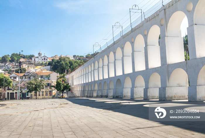 Arcos da Lapa Arches and Santa Teresa-巴西里约热内卢