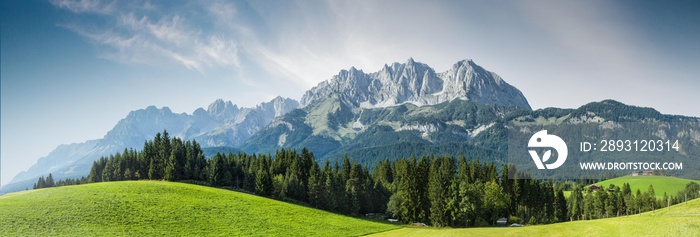 Sommer in den österreichischen Bergen - Wilder Kaiser, Tirol, Austria