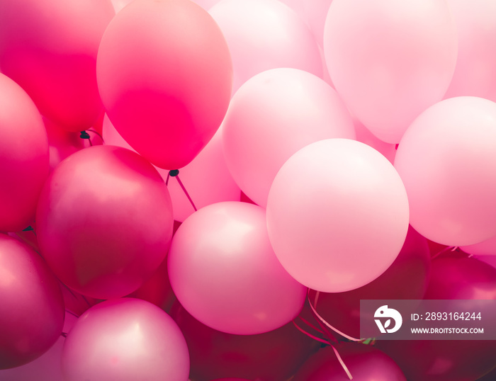 pink ballons background