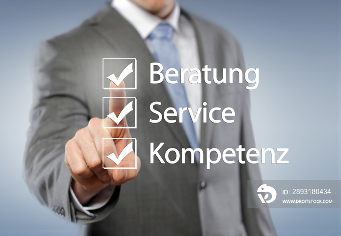 Beratung, Service, Kompetenz