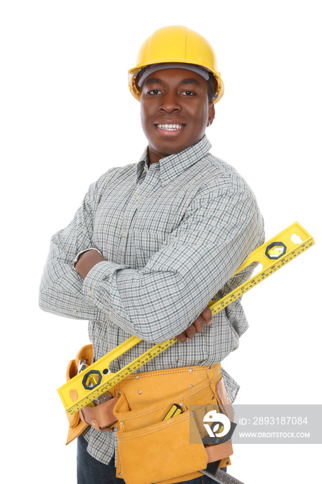 非裔美国建筑工人