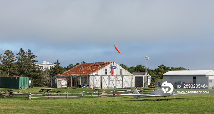 美国马萨诸塞州马尔萨斯葡萄园岛Edgartown的小型机场