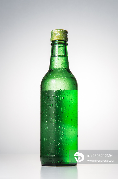 Soju is a drink that Koreans enjoy drinking.