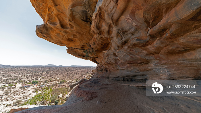 Laas Geel cave formations have one the oldest and best preserved rock art in Horn of Africa. Estimat