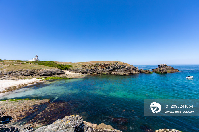 Pointe des Poulains, western coast of Belle-Ile-en-Mer, Brittany, France