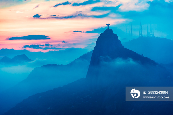 巴西里约热内卢日落美景