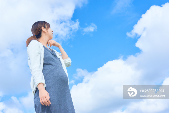 妊婦　空　ダイナミック