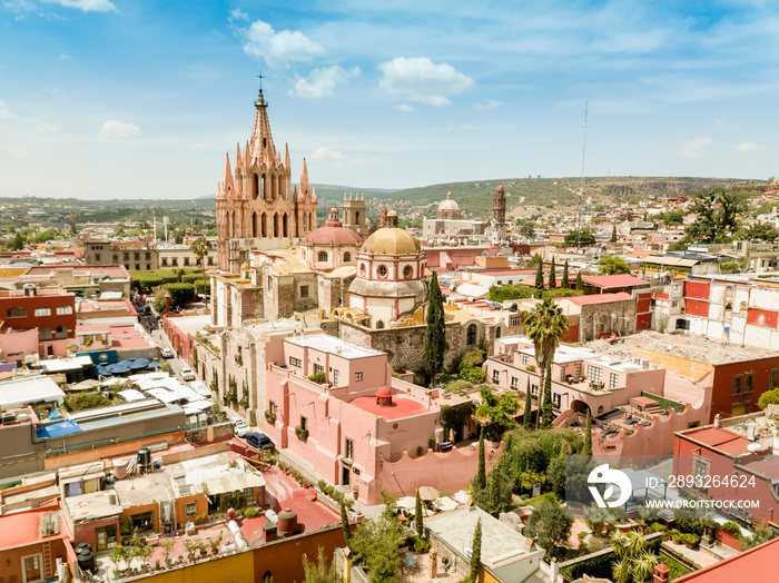 San Miguel de Allende Aerial View