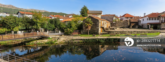 Lake of the leisure park of the city of Boticas, Vila Real district, North Region, Alto Tâmega sub-r