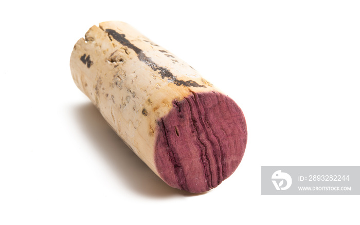 wine cork isolated