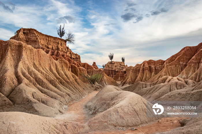 panorama of the Tatacoa desert