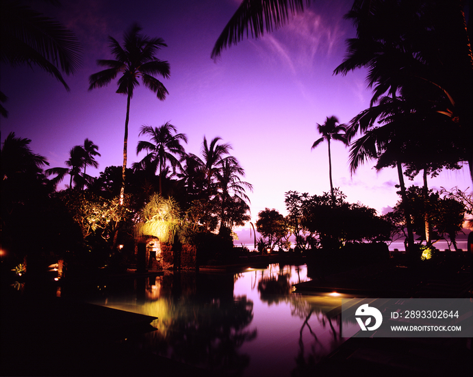 Pool of Baly Hyatt Hotel Sanur, Bali, Indonesia