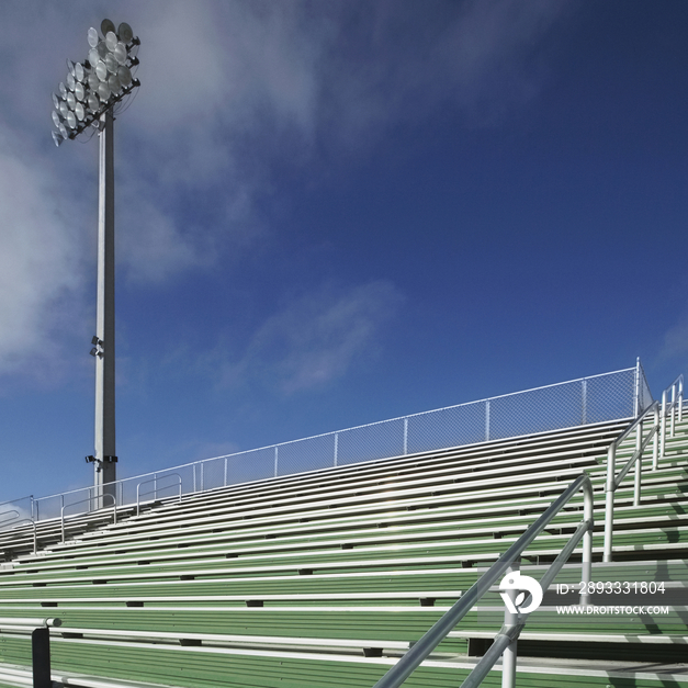 Bleachers at a Sports Field