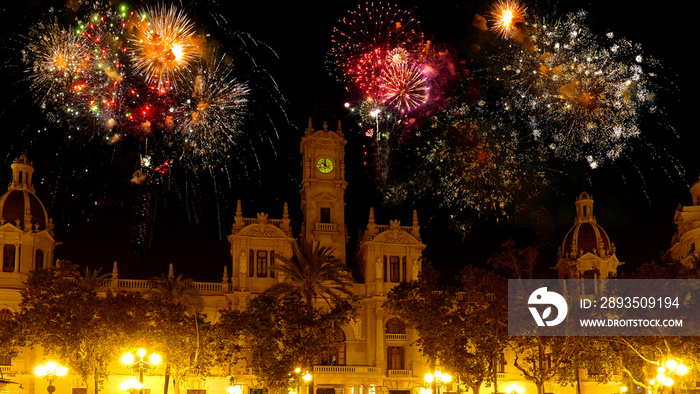 Feuerwerk Valencia/Spanien