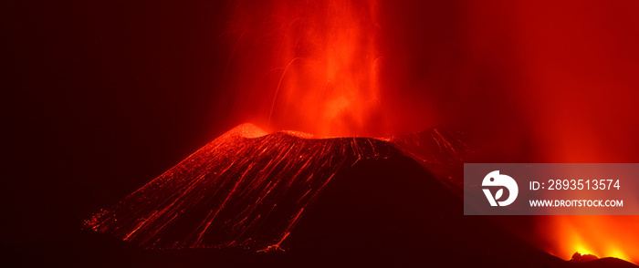 Erupción del Volcán Cumbre Vieja, La Palma, Islas Canarias, España.