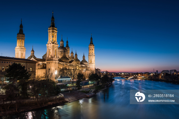 Basilica de Nuestra Senora del Pilar , Zaragoza, Aragon, Spain