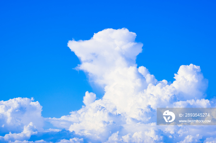 【夏】青空の下の入道雲