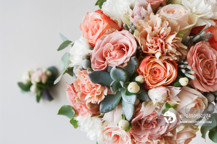 婚礼鲜花、花卉装饰、新娘花束