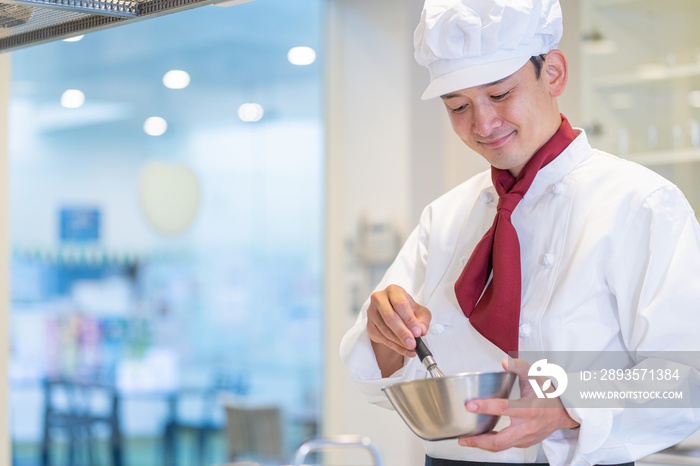 料理人　日本人　ポートレート