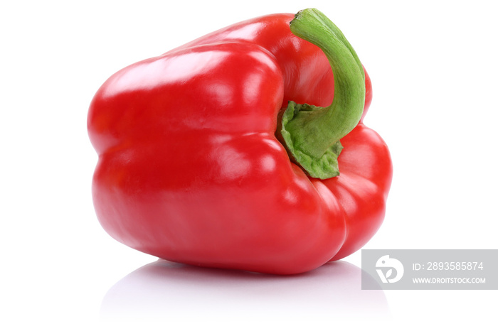 Paprika rot Gemüse Freisteller freigestellt isoliert